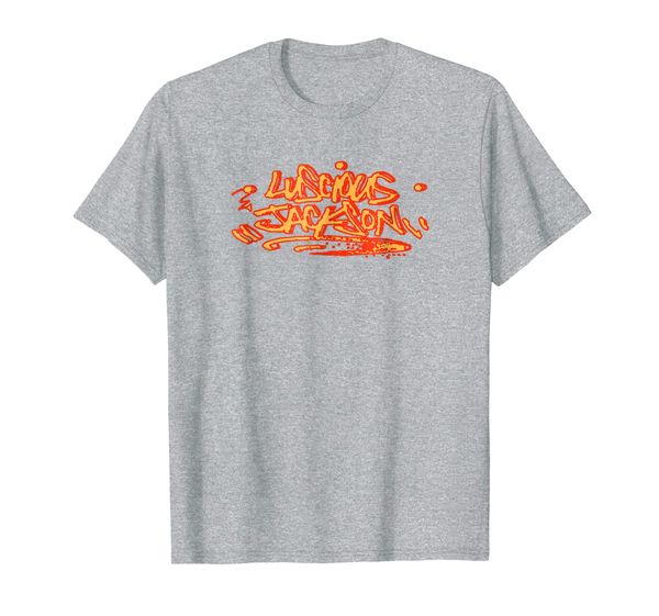 

luscious jackson tee shirts original artwork orange graffiti, White;black