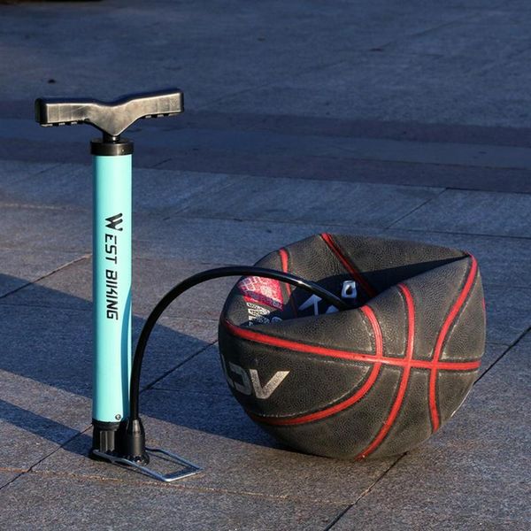 

bike pumps west biking household mtb high pressure air pump 120psi steel football basketball bicycle tyre portable inflator