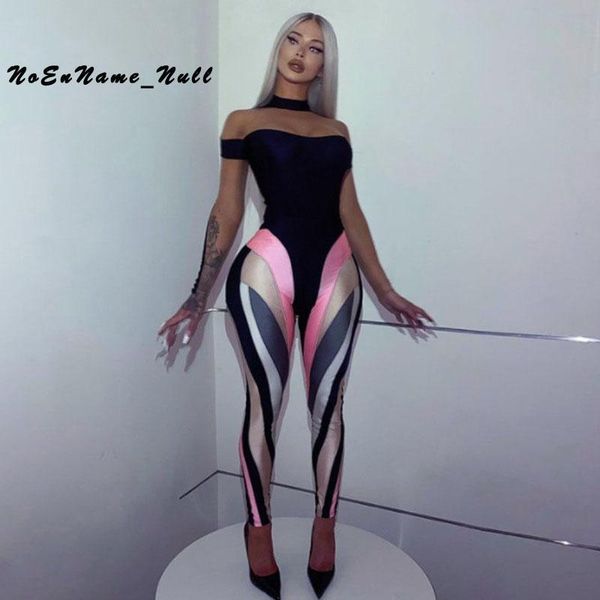

women's pants & capris color blocking leggings high waist elastic tight stripe fitness contrast street wear leisure sports slim fit, Black;white