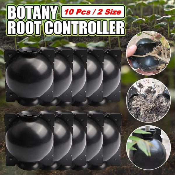 

10pcs rooting device ball grafting growing cube breeding box seeding hydroponic grow media for garden plant growth planters & pots