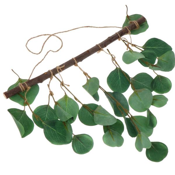 

decorative flowers & wreaths 1pc artificial plant pendant fake scene decor leaf