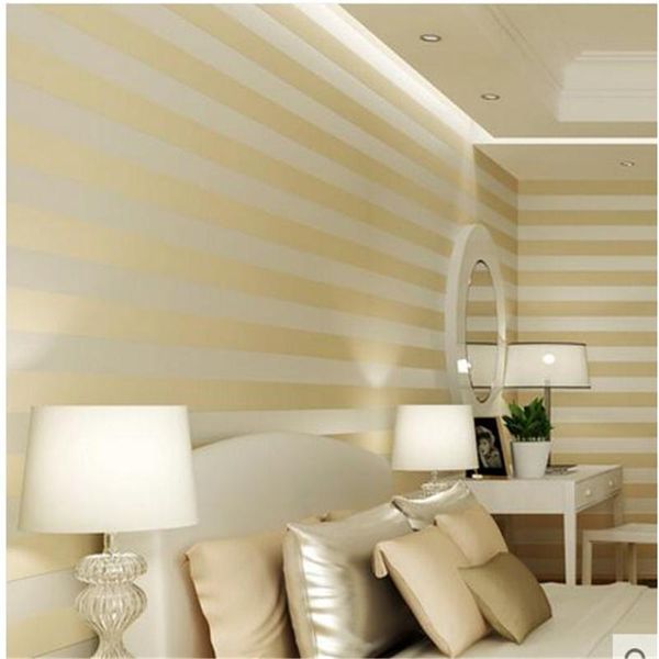 

wallpapers wellyu fashion wallpaper non - woven simple european 3d striped three dimensional warm living room tv background