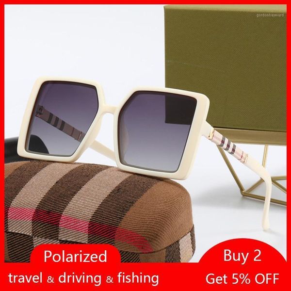 

female luxury polarized sunglasses 2021 vintage brand designer square sun glasses summer big shades for women anti glare, White;black