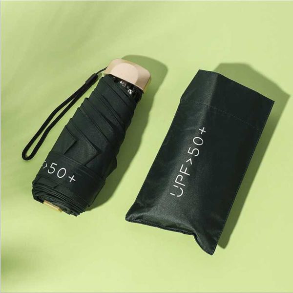 

umbrellas lady sunny rainy light 5floding blackcoating umbrella