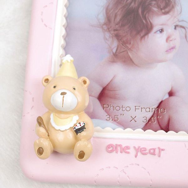 

handmade diy baby 12 months growth record commemorate kids growing memory gift display po frame 97be caps & hats, Yellow