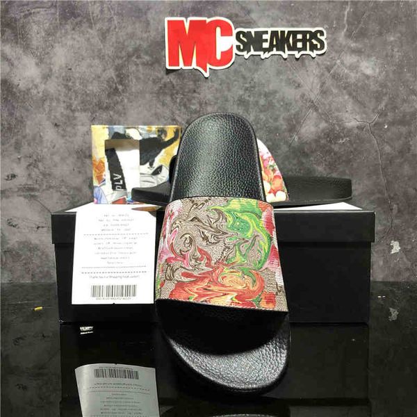 

pairs men women lady rubber slippers designer sandals shoes slide summer fashion wide flat flip flops size eur36-eur45 zlh, Black