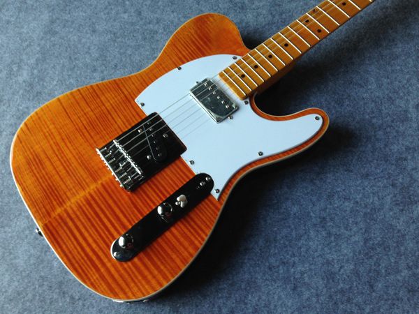 

elassics type electric guitar flamed ample top
