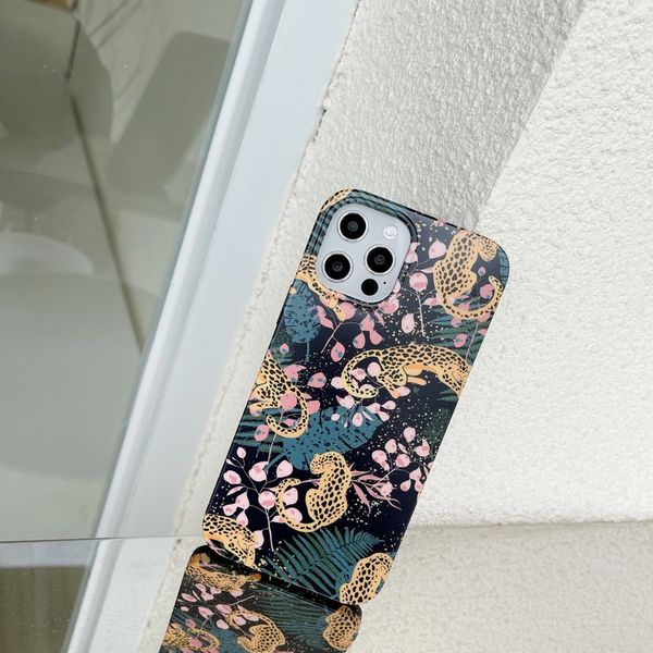 

white tiger leopard imd half package mobile phone cases for iphone 12 11 pro promax x xs xsmax 8 plus