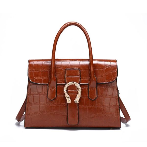 

evening bags women's handbag, crocodile leather large capacity, shoulder bag