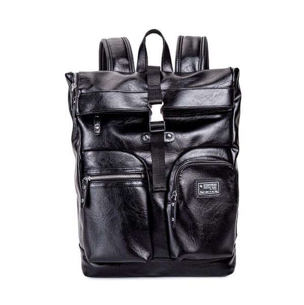 

wholesale brand men handbag leather mens backpack multi-functional compartment computer bag outdoor travel leisure leathers backp