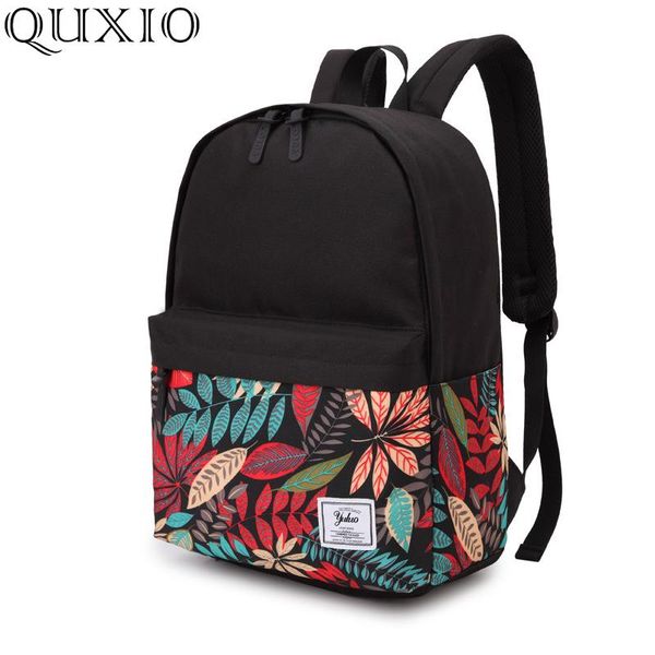 

backpack floral printing backpacks men 2021 fashion oxford school bags for teenagers women travel bag mochila pjl069