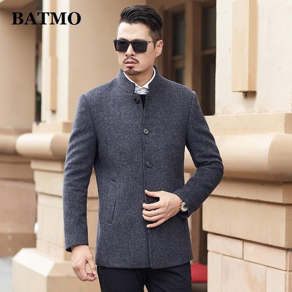 

men's wool & blends batmo 2021 arrival autumn&winter jackets men,men's smart causal 19a8582, Black