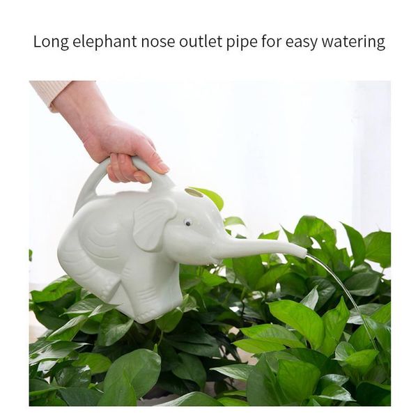 

watering equipments long mouth can cute elephant cartoon pot home patio lawn gardening plants bottle garden tool