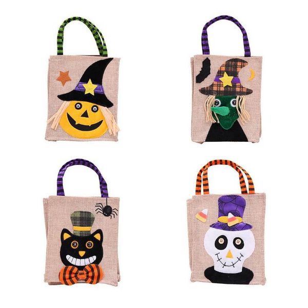 

gift wrap 1pc halloween candy bags pumpkin witches hallowmas for kids event party supplies decorations treat or trick sacks bag