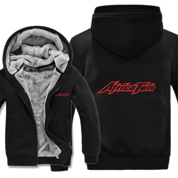 

men's hoodies & sweatshirts winter motorcycle adventure africa twin men fashion wool liner jacket pullover sweatshirt, Black
