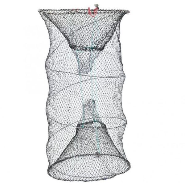 

fishing accessories folding net automatic bait shrimp cage crab lobster trap nets outdoor portable