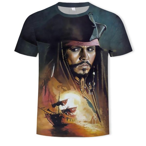 

men's t-shirts 2021 japanese cartoon t-shirt anime 3dt sweatshirt pirate graphic plus size men and women wholesale light, White;black