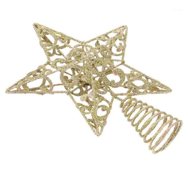 

christmas decorations 1pc iron xmas decor star-shaped treeornament family gift