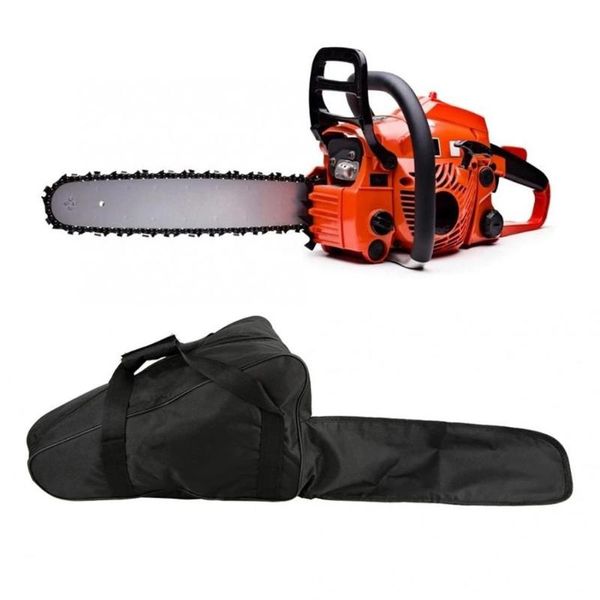 

storage bags 46cm chainsaw bag waterproof carrying portable black holdall case polyester protective holdin box chain saw