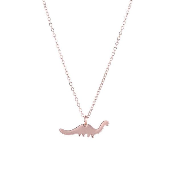 

stegosaurus dinosaur necklace vintage boho animal pendant jewelry for women girls collar party baby gift 2021 chokers, Golden;silver