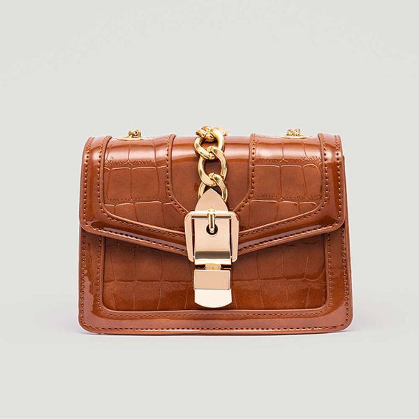 

2021 chain bag women's single shoulder messenger bag fashion pattern small square