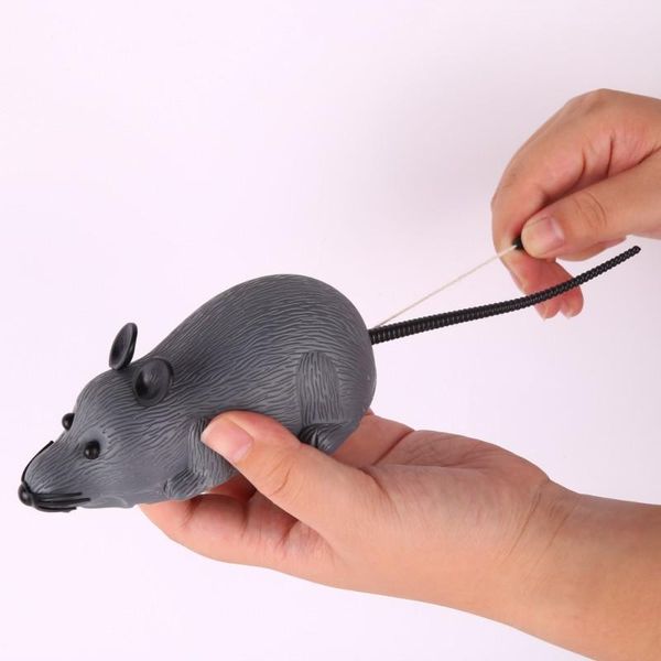 

cat toys funny automatic go forward mouse mice cats toy lifelike pull back string pets