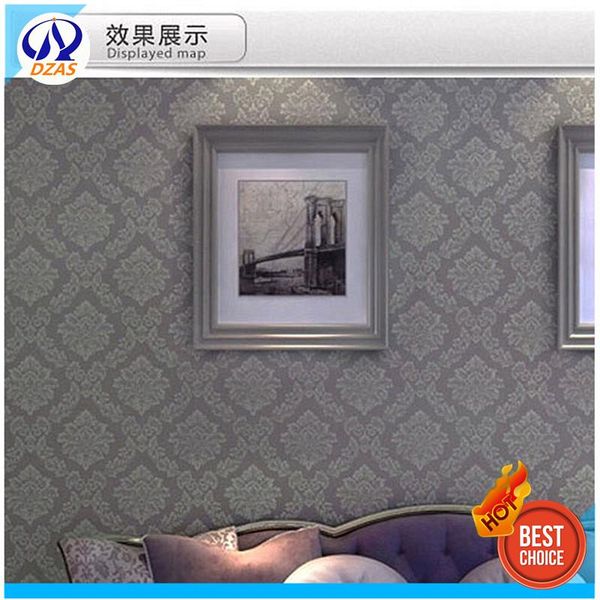 

wallpapers home decoration silver gray color wallpaper for living room bedroom damascus european embossing wall paper roll