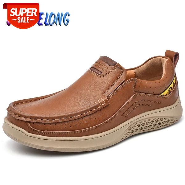 

men's loafers genuine leather men's casual shoes fashion sneakers men platform shoes outdoor wear-resistant footwear #fz9w