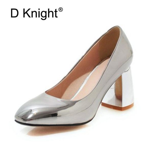 

dress shoes large size 33-45 woman square toe slip on boat office women high heels pumps heeled ladies, Black