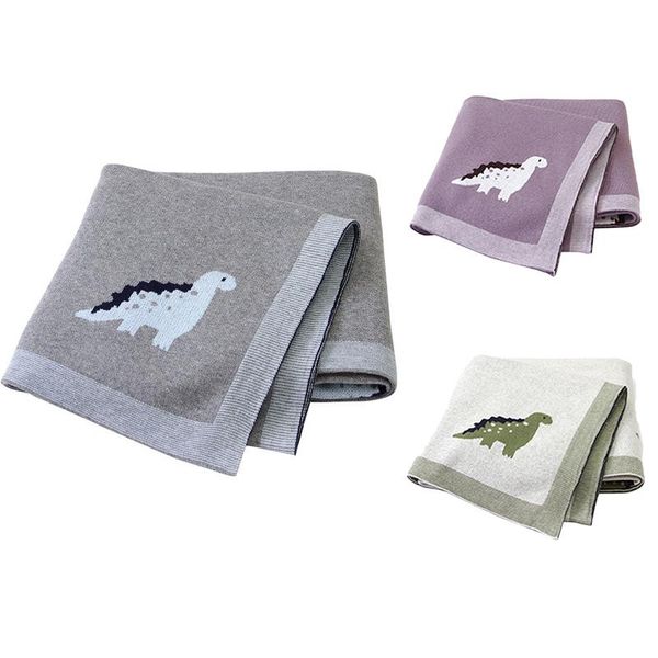 

knitted baby blankets bath swaddle wrap infantil cotton for toddler & swaddling