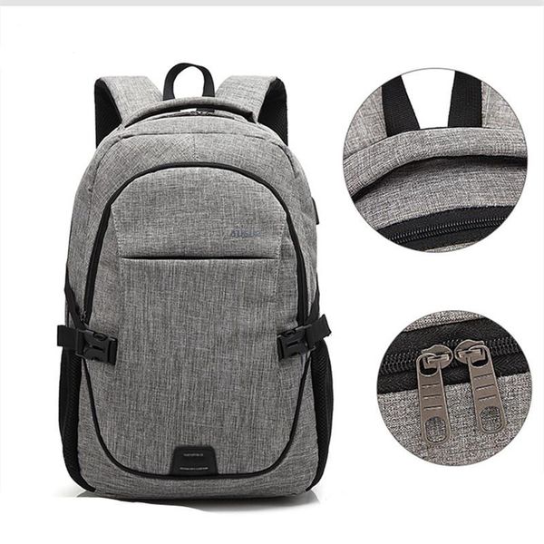 

backpack men's 15 inches computer bagpack business backpacks fashion students school bag notebook laprucksack