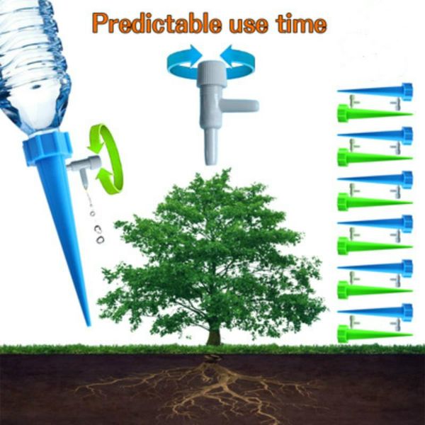 

1pcs useful self watering adjustable stakes system vacation plant waterer automatic spikes irrigation equipments