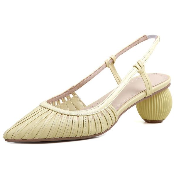 

dress shoes back straps women's sandals genuine leather casual summer for women cut-outs white party mules woman, Black