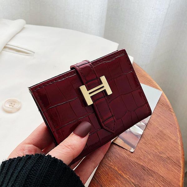 

evening bags arrival wallet short women wallets purse patchwork fashion panelled coin card holder leather