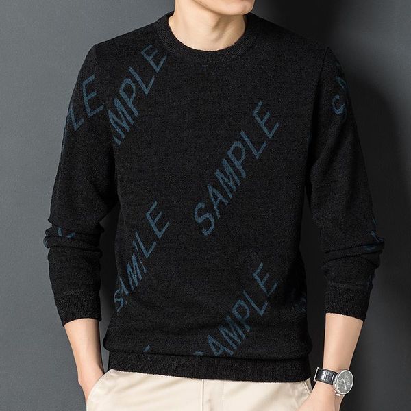 

men's sweaters mens clothing sweater knitted men spring trend, White;black