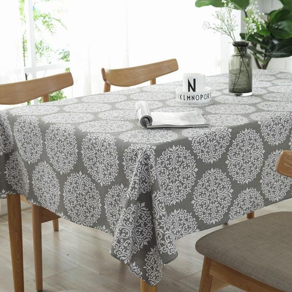 

thickened soft cotton tablecloth retro floral table cloth coffee christmas