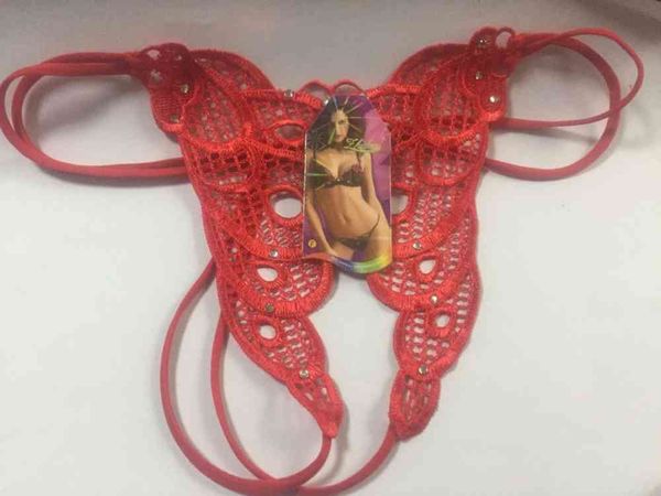 

underwear yuhui fun flower language embroidered crotch t-pants 1029, Black;pink