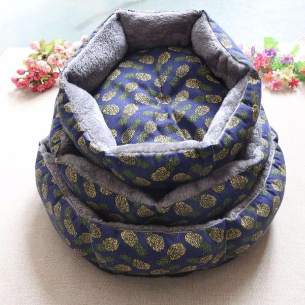 

pet house bed for dogs cat soft fleece warm plush cozy nest mat levert dropship kennels & pens