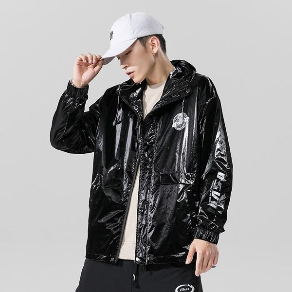 

men's jackets men autumn winter loose korean fashion hip hop big pockets plus size m-4xl hooded harajuku homme jacket, Black;brown