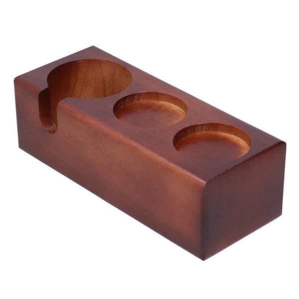 

coffee filters tamping station beech wood portafilter stand holder for shop homes bar