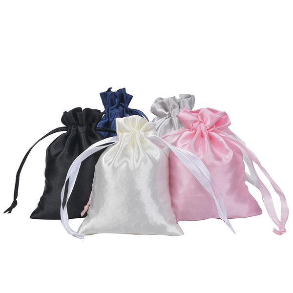 

bag satin packaging beam-mouth jewelry cloth multi-color silk imitation gift imbbr