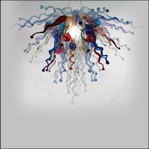 

chandeliers china factory-outlet customized blown murano multi color glass hanging led for living room decor
