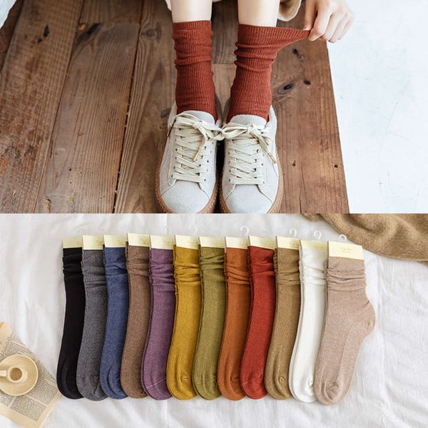

stockings autumn winter pile stockings cotton double, Black;white