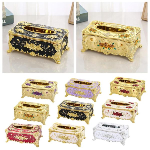 

tissue boxes & napkins home storage european paper box case cover napkin toilet holder