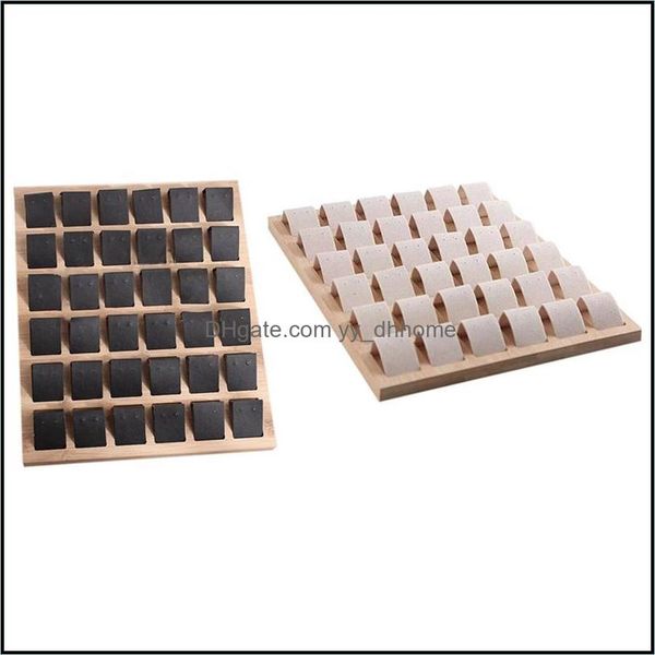 

jewelry packaging jewelryjewelry pouches, bags 2 pcs earring card veet artificial leather bamboo display holder display-black & beige drop d, Pink;blue