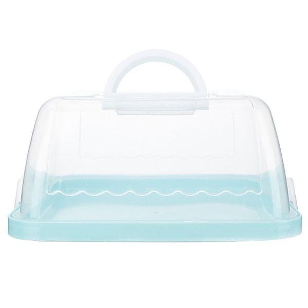 

storage bottles & jars portable plastic square cake box cupcake dessert container case handheld carrier wedding birthday supplies c7ac