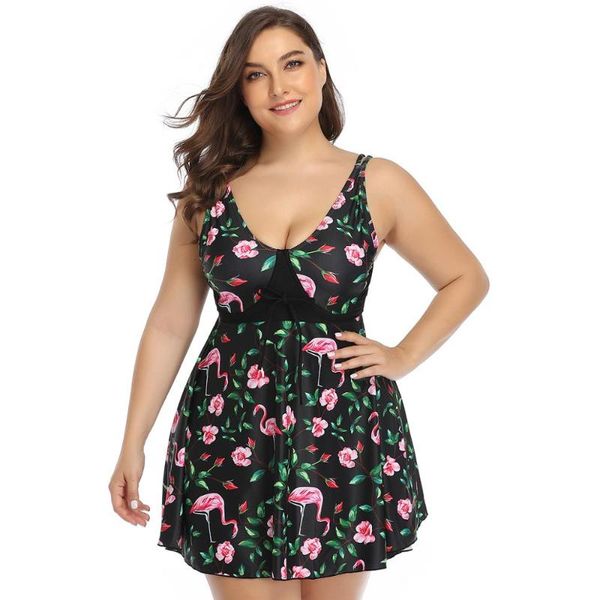 

taobo 2021 plus size women swimwear skirt 5xl 4xl olive green separate bathing suit big dress bikini set large one-piece suits