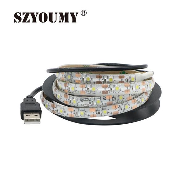 

usb cable led strip light 2835 smd flexible stripe diy decorative car bicycle tv background lights strips