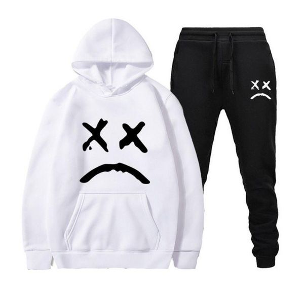 

men's tracksuits men clothing set sportswear 2021 autumn hoodies sweatshirts sporting sets 's two piece +pants 2pcs se, Gray