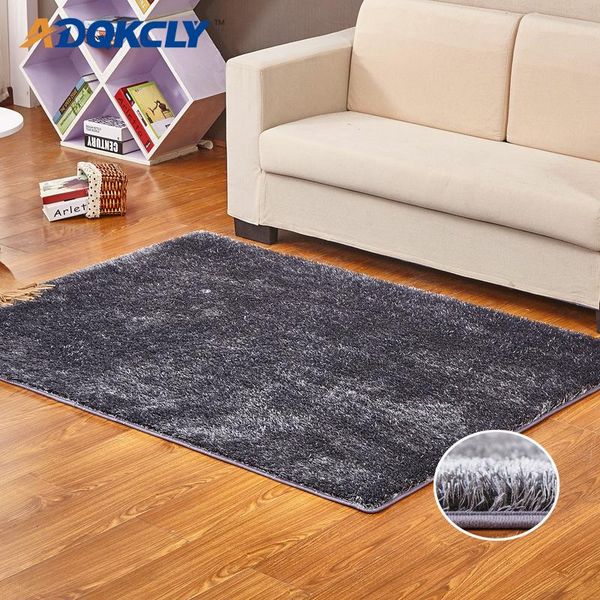 

carpets adqkcly korea style hairy shaggy carpet non-slip absorbent reactangle soft area rugs for parlor living room floor doormat